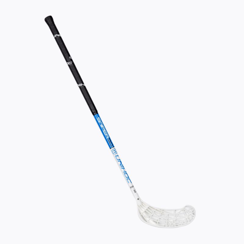 UNIHOC Sniper 30 balta-mėlyna kairioji florbolo lazda 01925