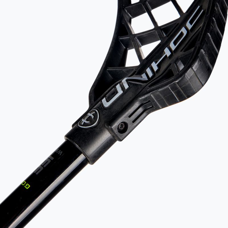 UNIHOC Sonic Top Light II 28 black and white 02688 kairės rankos florbolo lazda 4