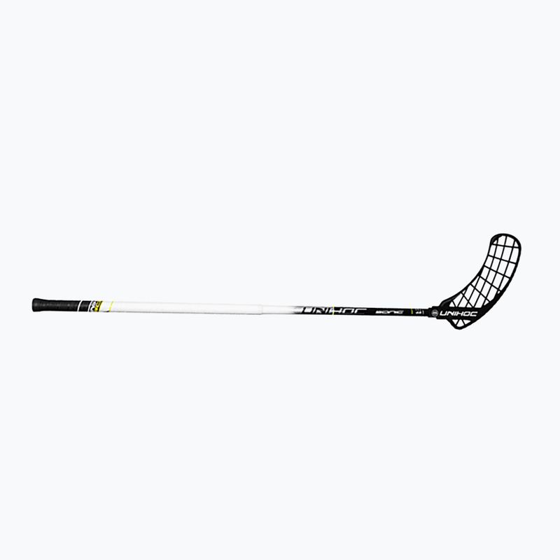 UNIHOC Sonic Top Light II 28 black and white 02688 kairės rankos florbolo lazda 5
