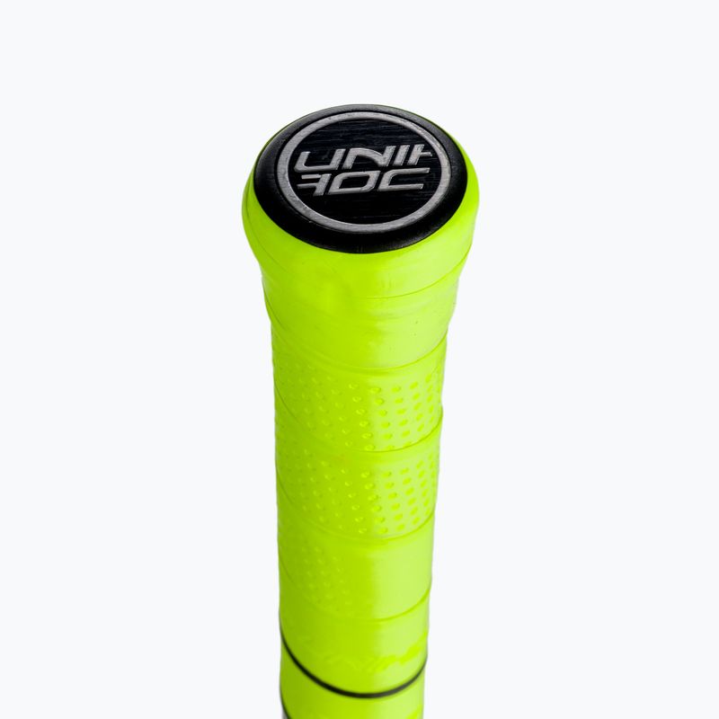 UNIHOC Sonic Composite 26 geltonai-juoda kairiarankio florbolo lazda 03543 2