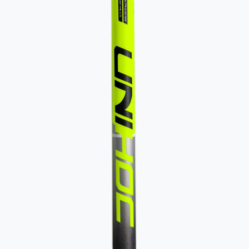UNIHOC Sonic Composite 26 geltonai-juoda kairiarankio florbolo lazda 03543 3