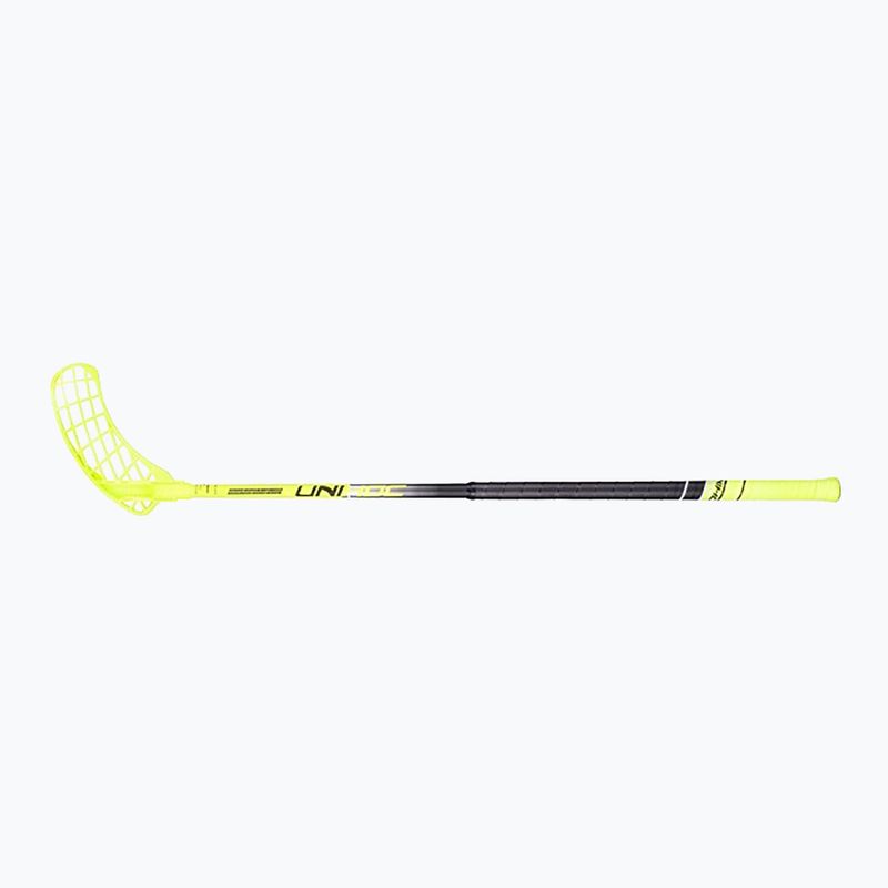 UNIHOC Sonic Composite 26 geltonai-juoda dešiniarankio florbolo lazda 03544 5
