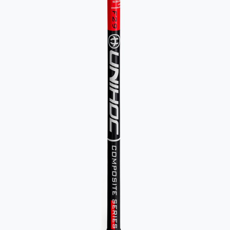 UNIHOC Sonic Composite 29 kairės rankos florbolo lazda juoda/raudona 04947 3