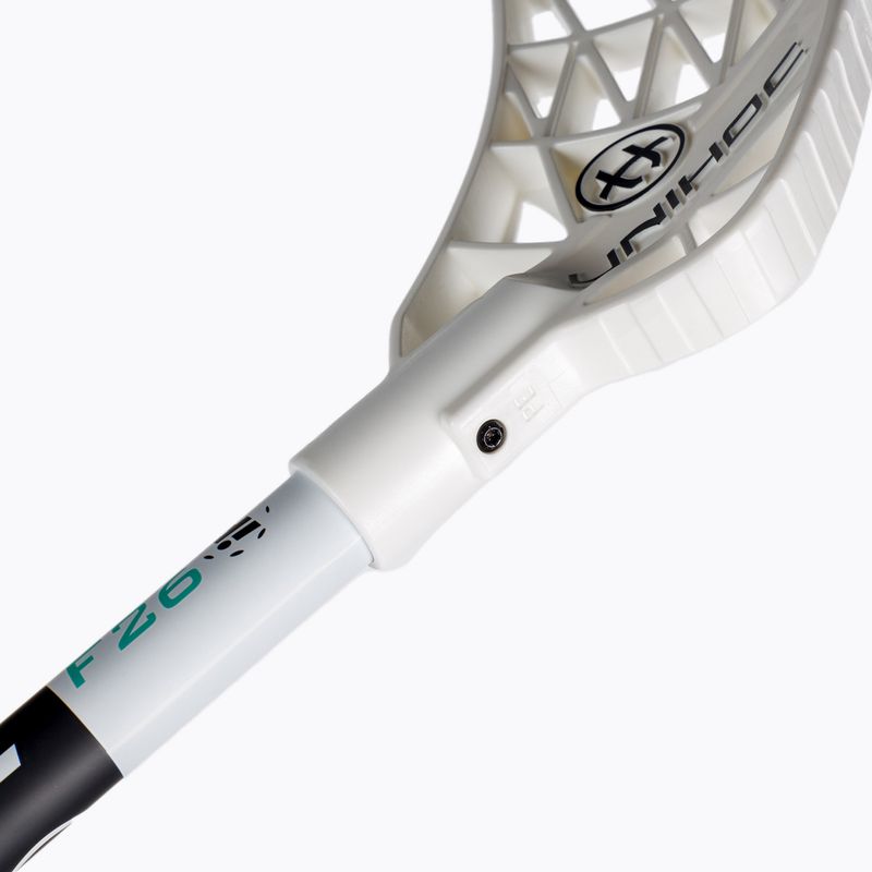 UNIHOC Iconic Composite 26 kairės rankos florbolo lazda juodai balta 04941 4