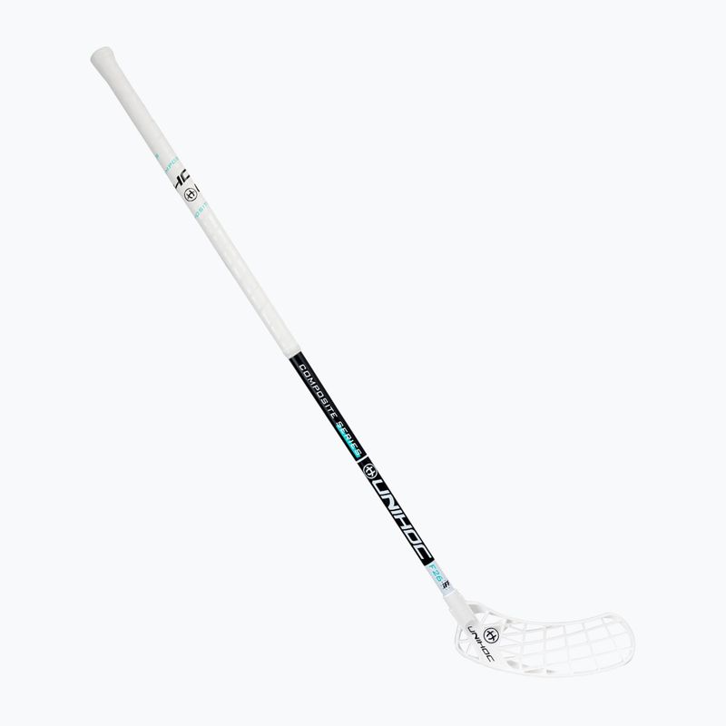 UNIHOC Iconic Composite 26 baltos/juodos spalvos dešinioji florbolo lazda 04942 5