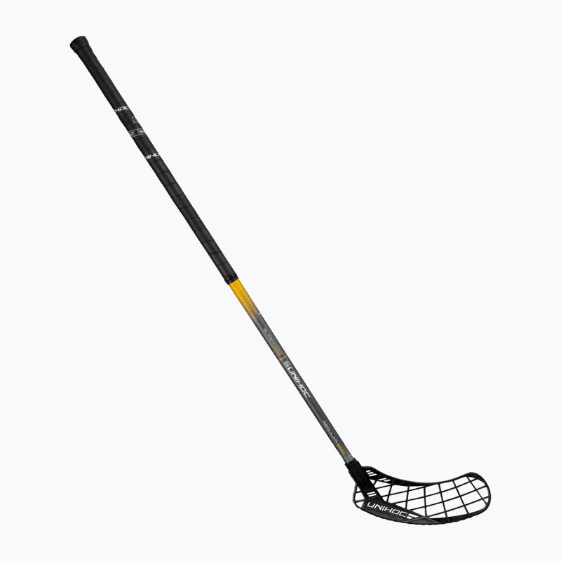 UNIHOC Epic Superskin Regular juoda 04945 kairiarankio florbolo lazda 5