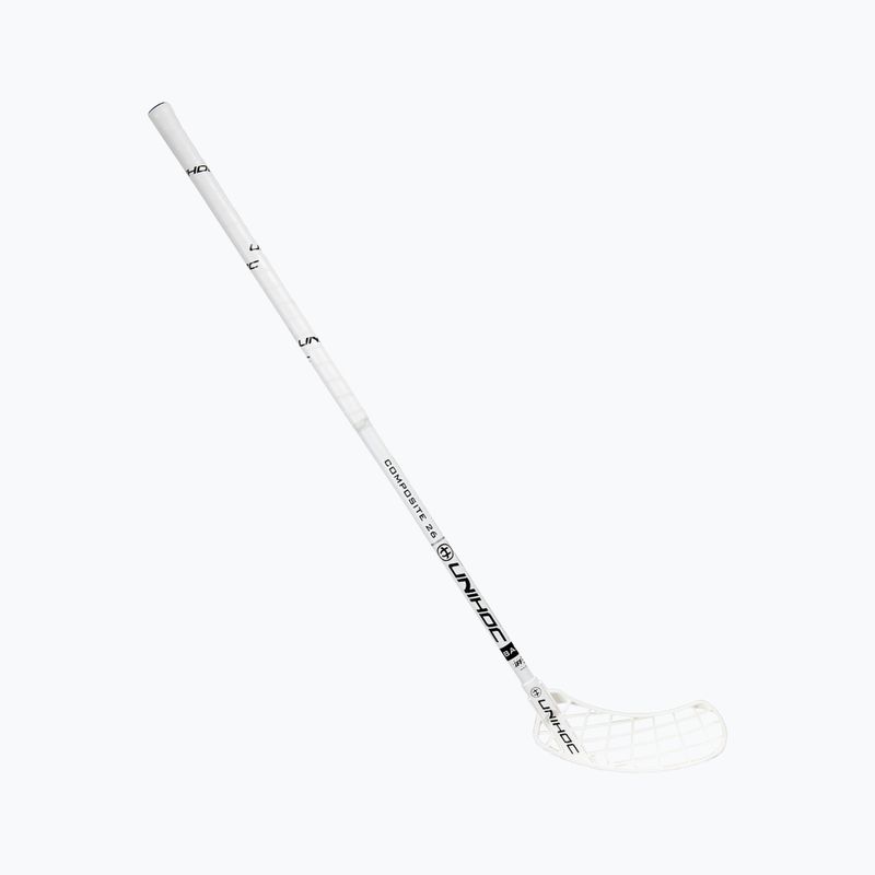 UNIHOC Unity Composite 26 white 04940 dešinioji grindų riedulio lazda 5