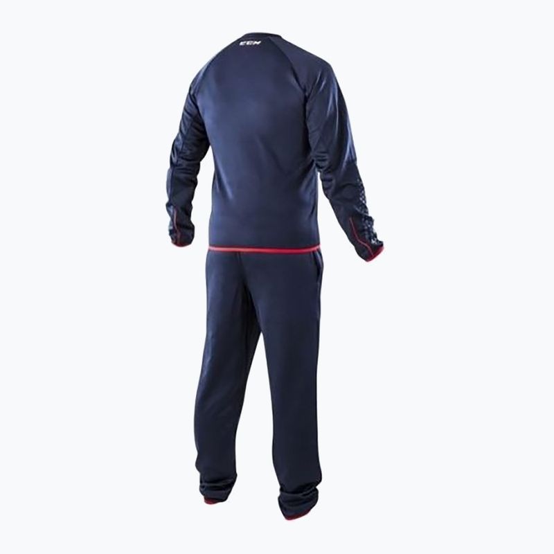 Vaikiškas sportinis kostiumas CCM Locker Suit JR navy 3
