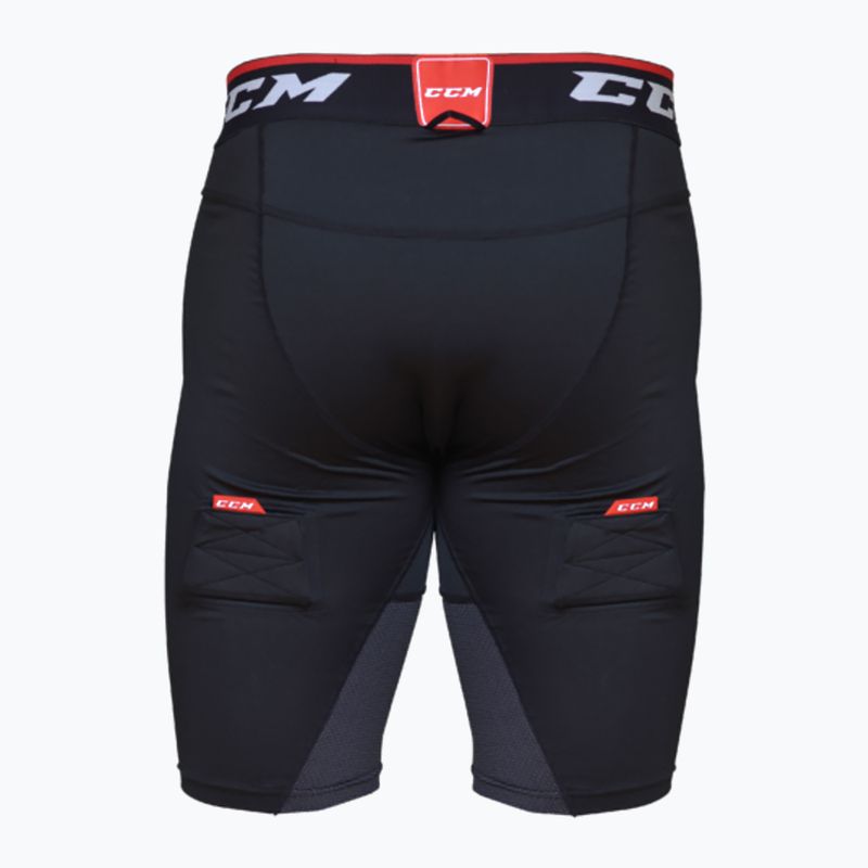 Vyriški ledo ritulio šortai CCM Ribano Compresion Jock SR black 2