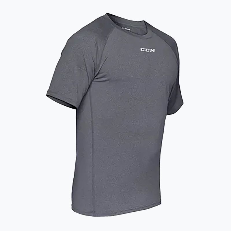 Vyriški marškinėliai CCM Ribano Performance Loose Fit SR grey 3