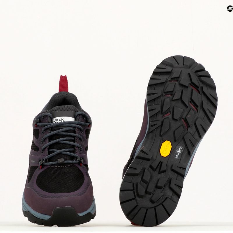 Jack Wolfskin Force Striker Texapore Low moteriški trekingo batai violetinės spalvos 4038893 10