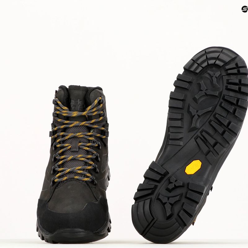 Jack Wolfskin vyriški trekingo batai Rebellion Texapore Mid black 4051171 11