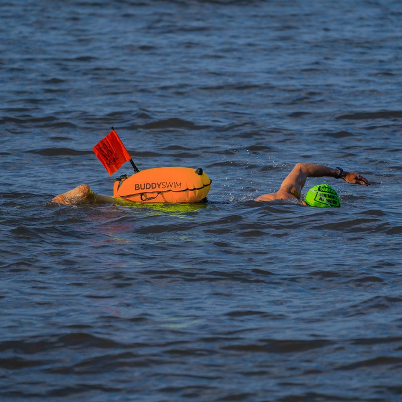 Apsauginis plūduras BuddySwim Dry Bag with Flag 28 l orange 4