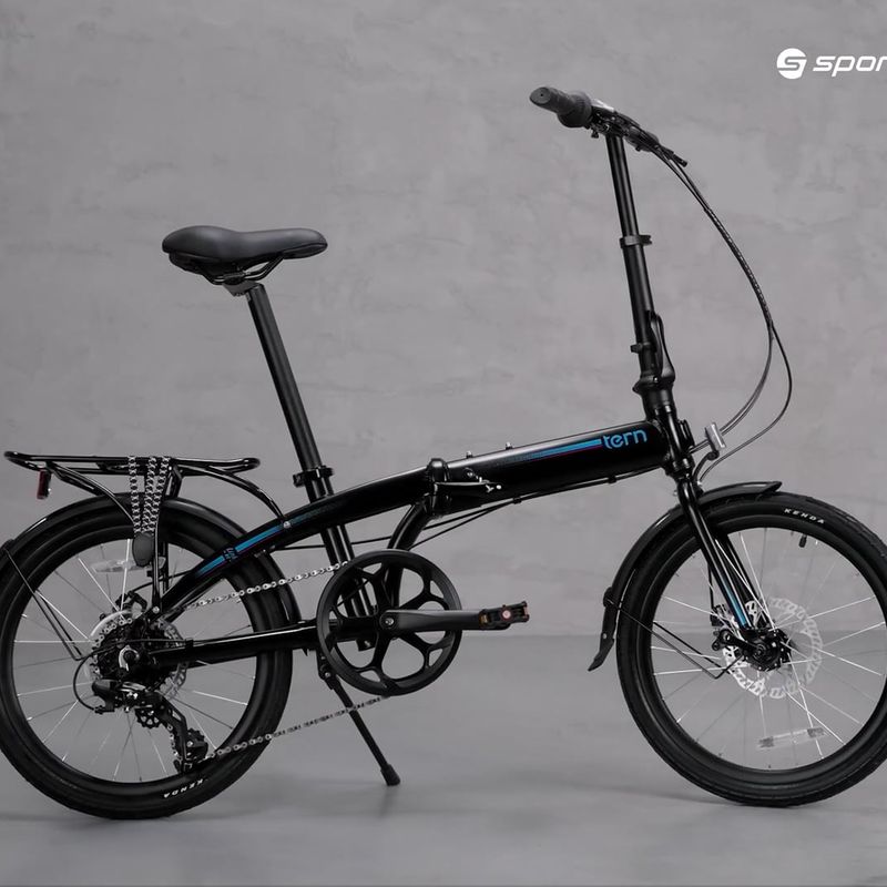 Tern Link B8 sulankstomas miesto dviratis juodas 18