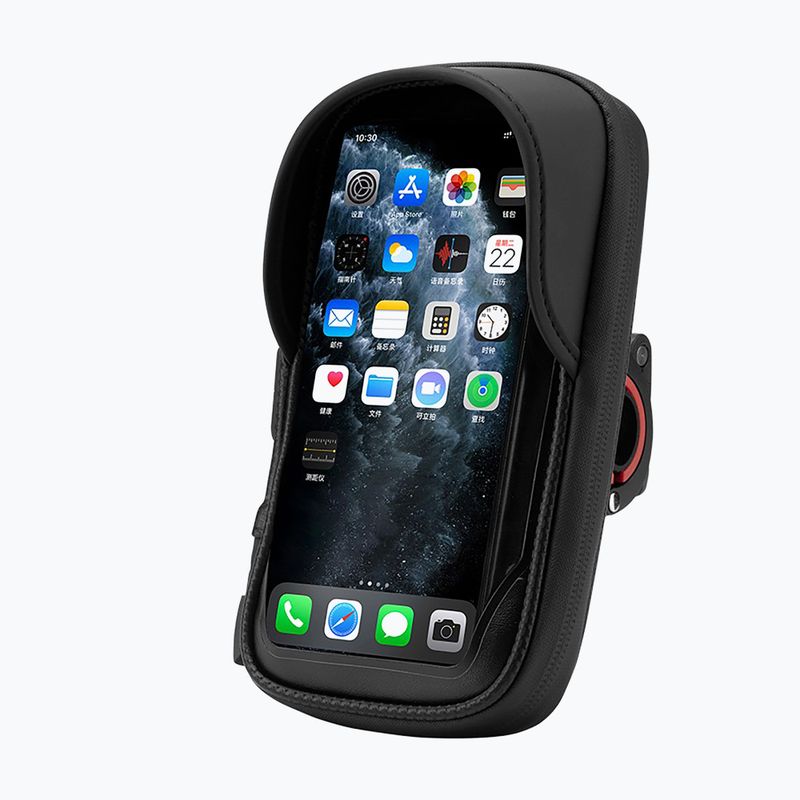 Dviračio rankenos krepšys Rockbros 301101770001 WP Bike Phone Bag for 6.7" black 2