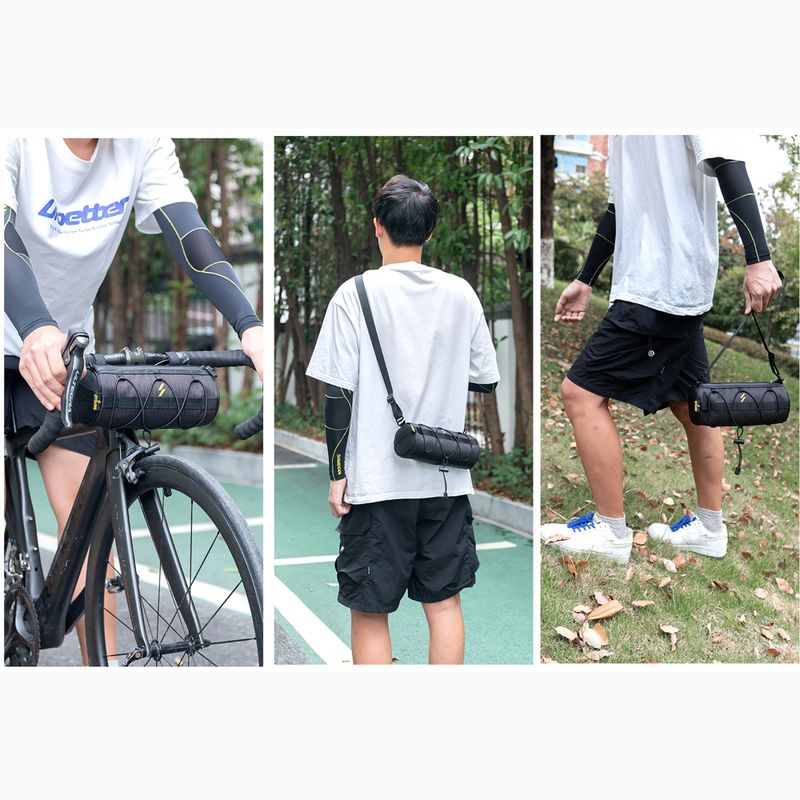 Dviračio rankenos krepšys Rockbros 30110010001 Bike Front Bag black 5