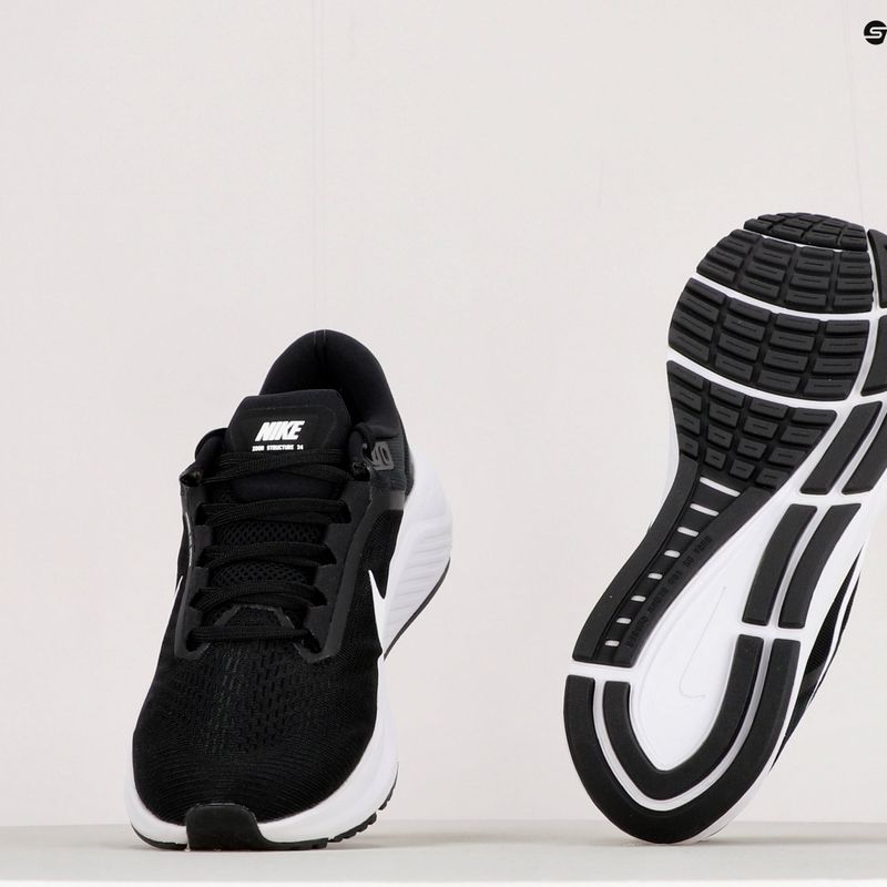 Vyriški bėgimo bateliai Nike Air Zoom Structure 24 black DA8535-001 11