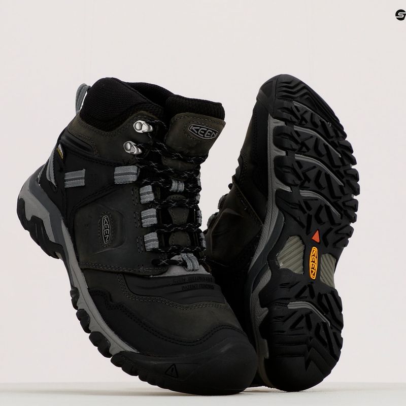 KEEN Ridge Flex Mid vyriški trekingo batai pilkos spalvos 1024911 10