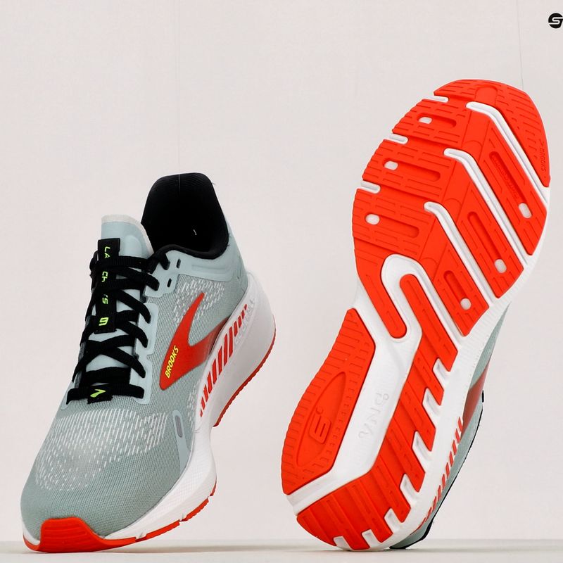 Brooks Launch GTS 9 moterų bėgimo bateliai blue surf/black/cherry tomato 15