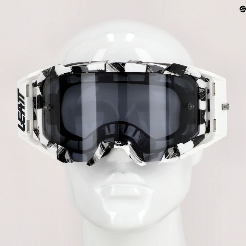 Leatt Velocity 5.5 checker/smoke dviratininkų akiniai 8022010350 9