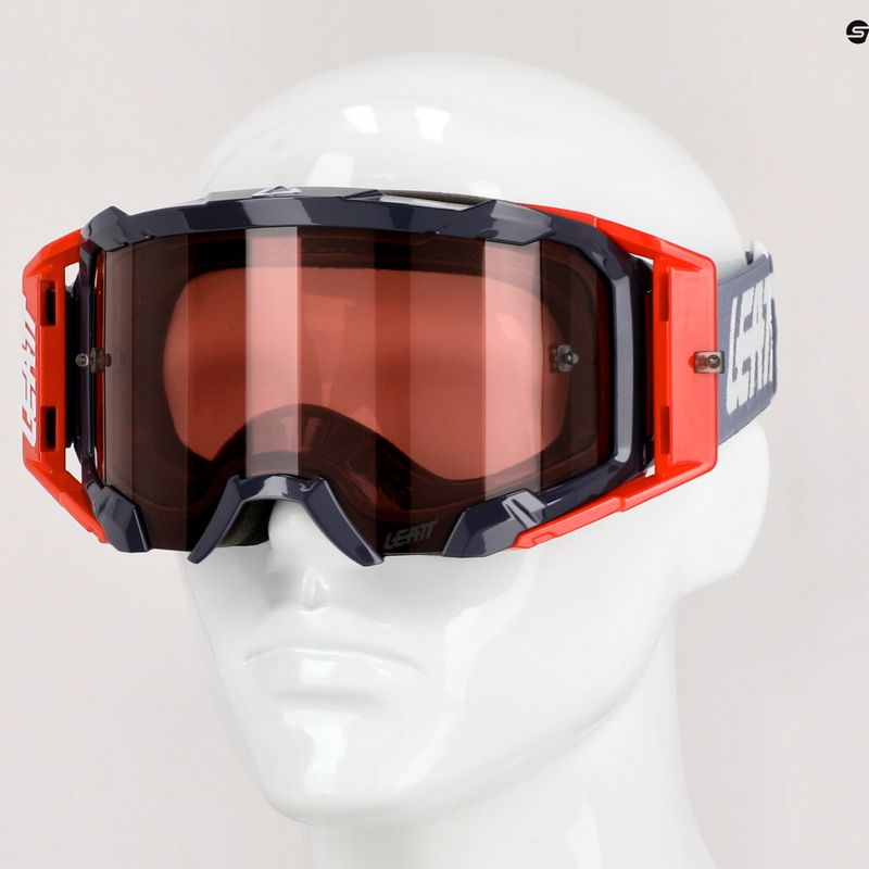 Leatt Velocity 5.5 graphene/rose dviratininkų akiniai 8022010360 9