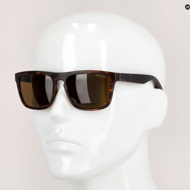Quiksilver The Ferris poliarizuoti matiniai vėžlio spalvos/rudos spalvos hd poliarizuoti akiniai nuo saulės EQYEY03022-XMCP 9