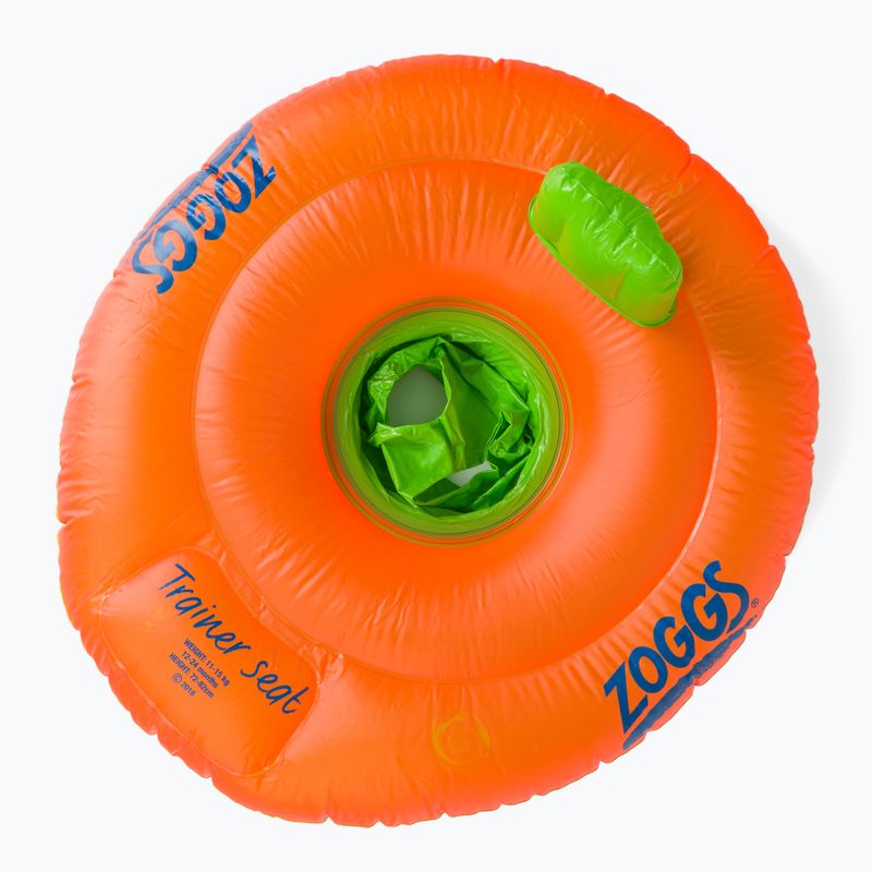 Zoggs Trainer Seat kūdikių plaukimo ratas oranžinis 465381 2