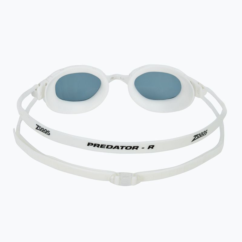 Plaukimo akiniai Zoggs Predator white/ white/ tint smoke 4