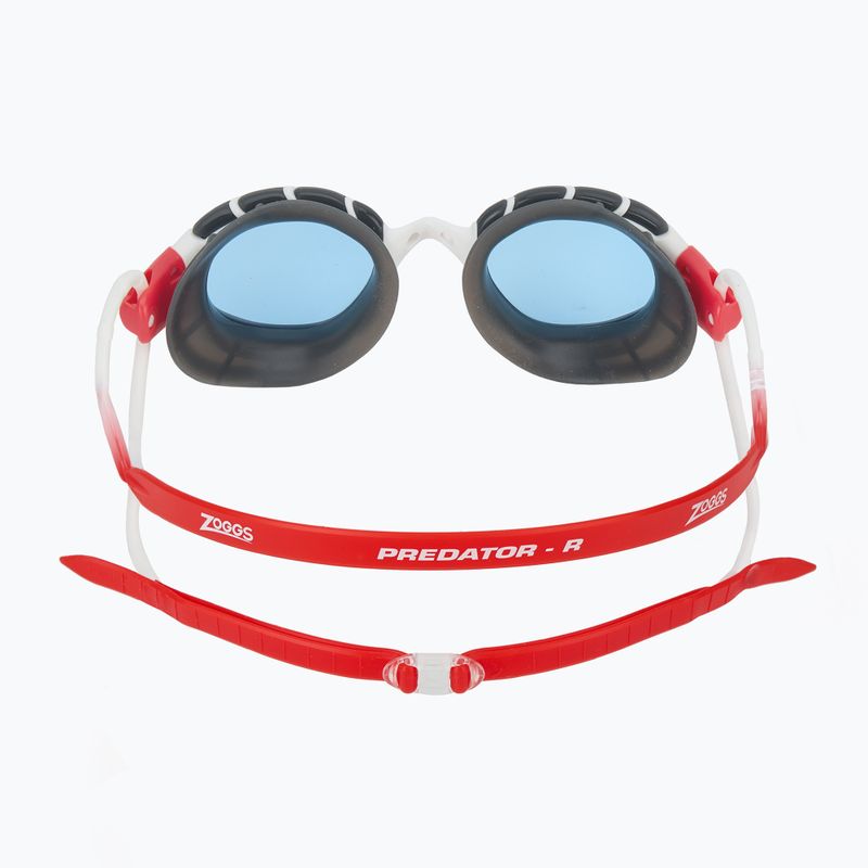 Plaukimo akiniai Zoggs Predator white/ red/ tint blue 4