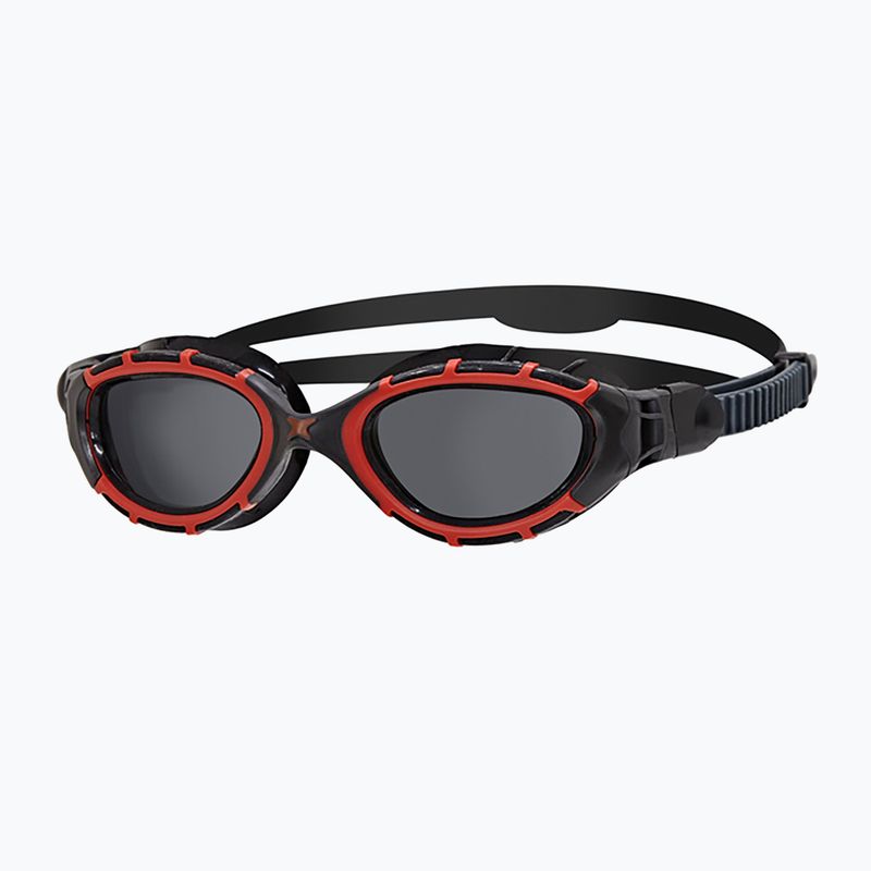 Plaukimo akiniai Zoggs Predator Flex Polarized red/ black/ smoke polarized