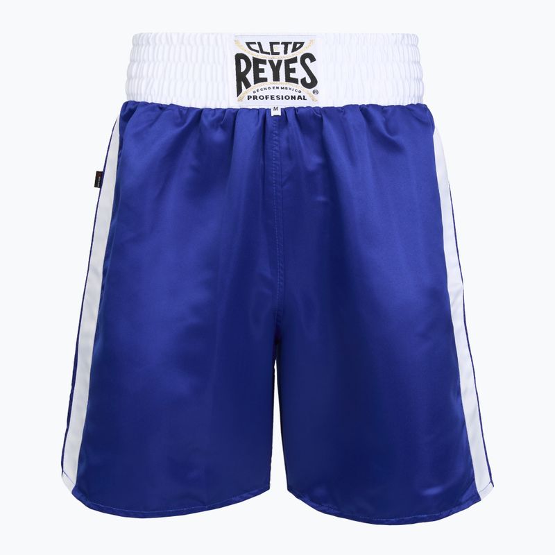 Vyriški bokso šortai Cleto Reyes Satin Boxing blue/white
