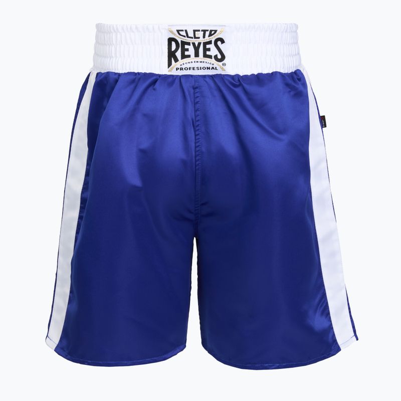 Vyriški bokso šortai Cleto Reyes Satin Boxing blue/white 2