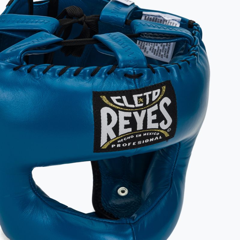 Bokso šalmas Cleto Reyes su smailia veido dalimi, nailoninis, mėlynas 4
