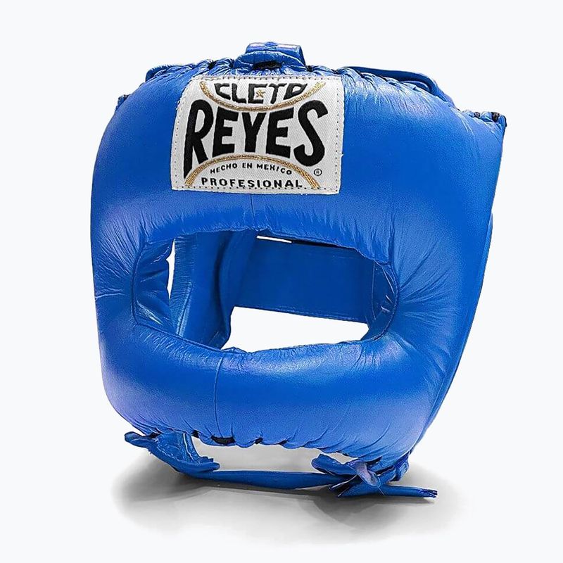 Bokso šalmas Cleto Reyes su smailia veido dalimi, nailoninis, mėlynas