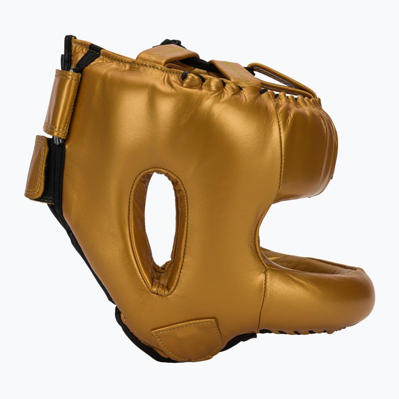 Bokso šalmas Cleto Reyes With Round Face Bar gold 2