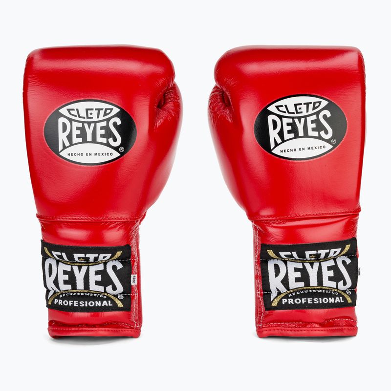 Bokso pirštinės Cleto Reyes Lace Up Sparring red 2