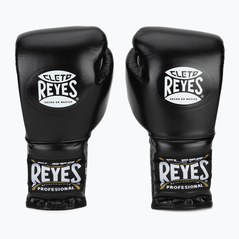 Bokso pirštinės Cleto Reyes Traning Thumb black/silver 2