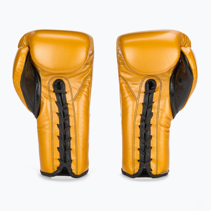 Bokso pirštinės Cleto Reyes Lace Up Sparring gold 3