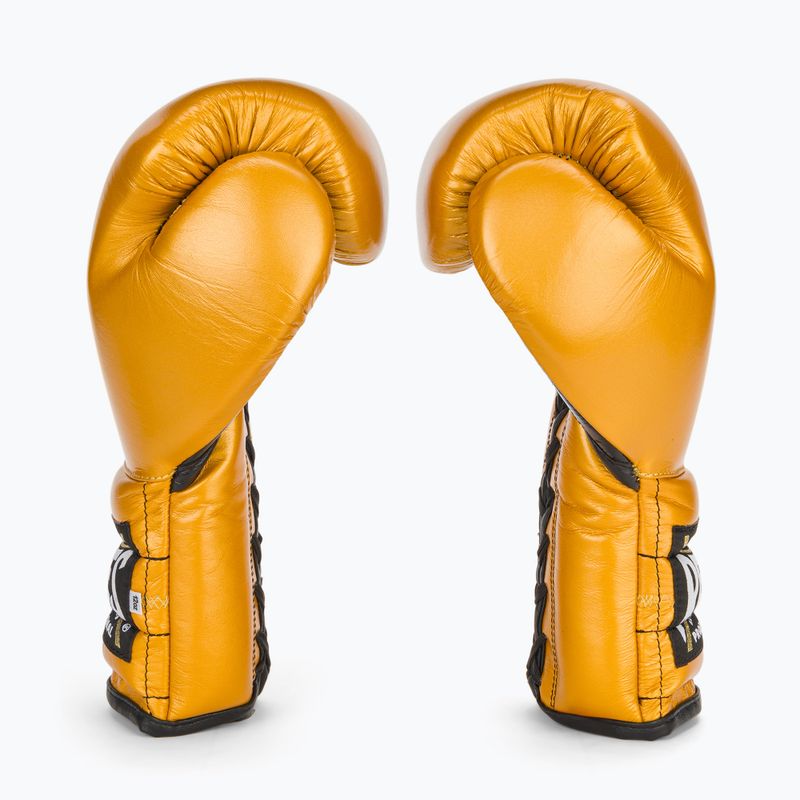 Bokso pirštinės Cleto Reyes Lace Up Sparring gold 4