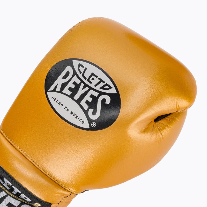 Bokso pirštinės Cleto Reyes Lace Up Sparring gold 5