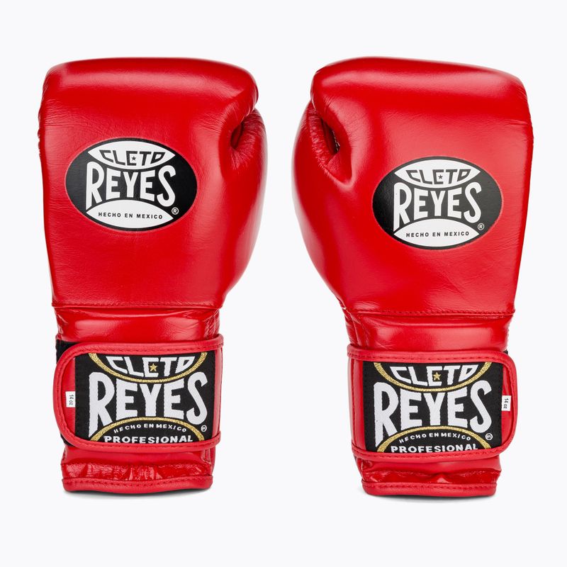 Bokso pirštinės Cleto Reyes Velcro Sparring red 2
