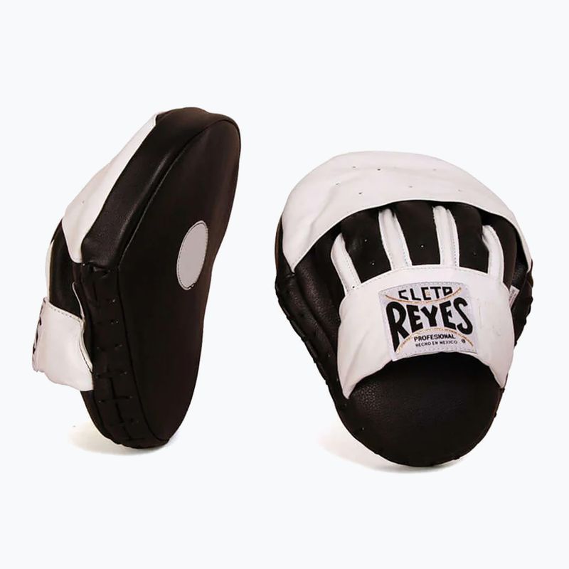 Trenerio treniruočių letenos Cleto Reyes Curved Boxing white/black 2