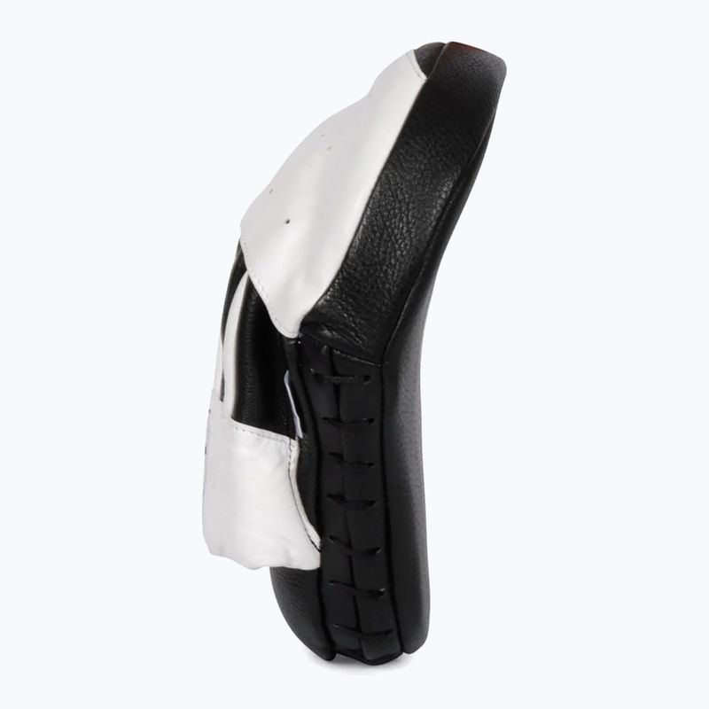 Trenerio treniruočių letenos Cleto Reyes Curved Boxing white/black 3