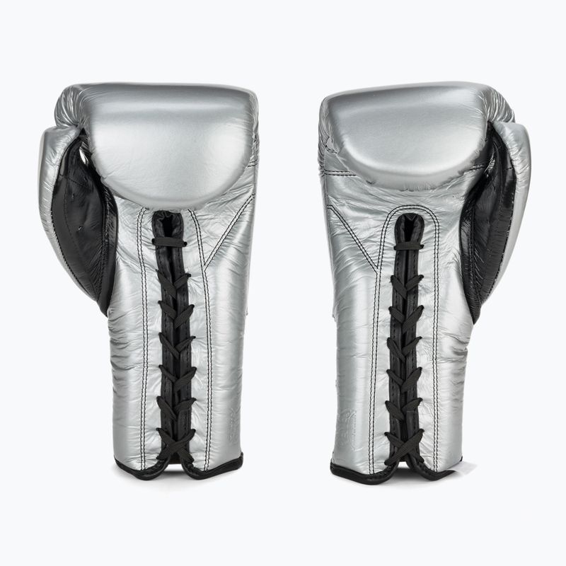 Bokso pirštinės Cleto Reyes Lace Up Sparring silver 3