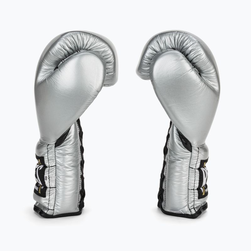 Bokso pirštinės Cleto Reyes Lace Up Sparring silver 4