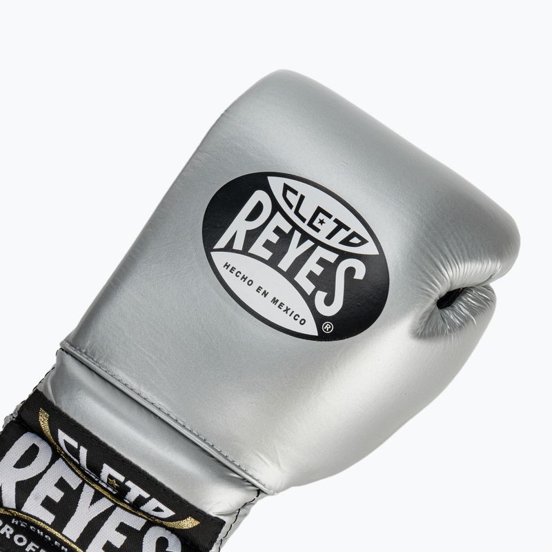Bokso pirštinės Cleto Reyes Lace Up Sparring silver 5