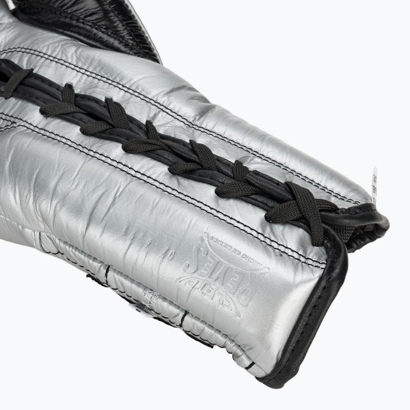 Bokso pirštinės Cleto Reyes Lace Up Sparring silver 6