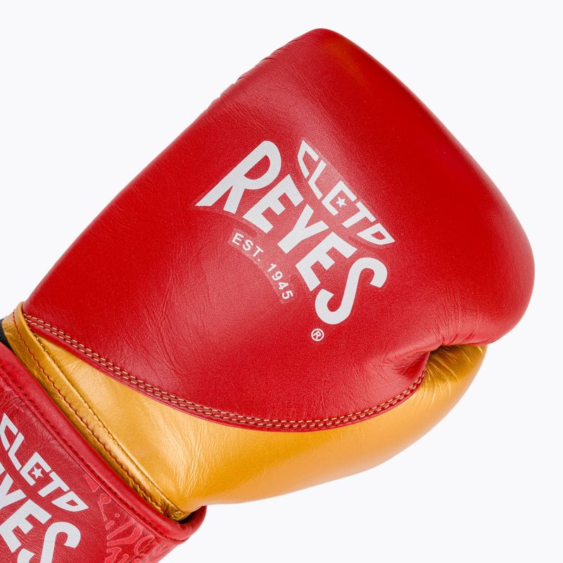 Bokso pirštinės Cleto Reyes High Precision Training Leather red/gold 5