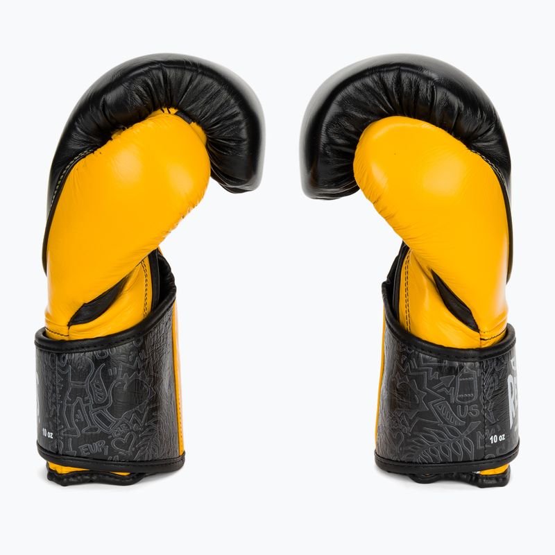 Bokso pirštinės Cleto Reyes High Precision Training Leather black/yellow 4