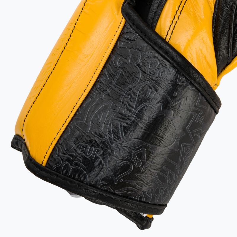 Bokso pirštinės Cleto Reyes High Precision Training Leather black/yellow 7